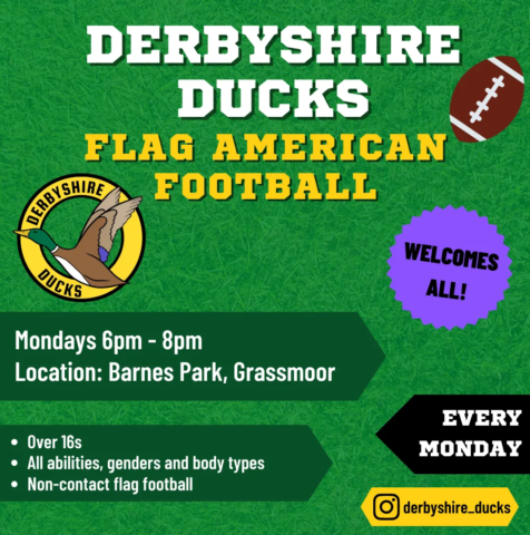 Derbyshire Ducks - Flag American Football